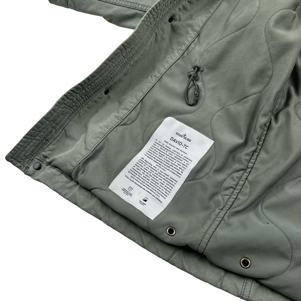Stone Island 2014 Grey David TC Quilted Jacket - Medium