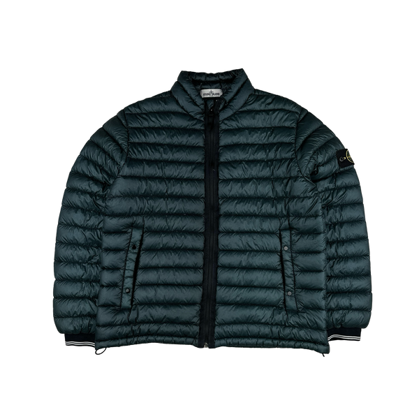 Stone Island 2013 Dark Green Garment Dyed Down Puffer Jacket - XXL