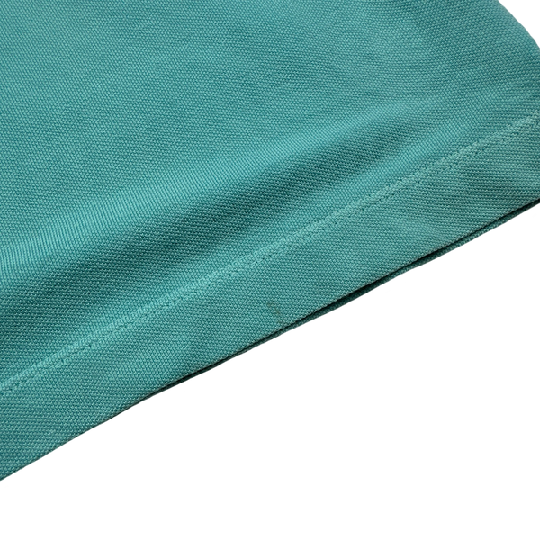 Stone Island 2022 Aqua Blue Cotton Polo Shirt - XL