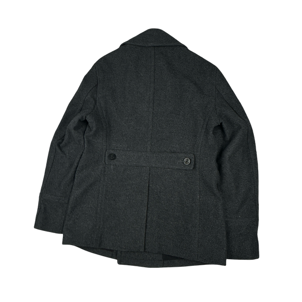 Burberry Brit Navy Nova Check Lined Trench Coat - Large