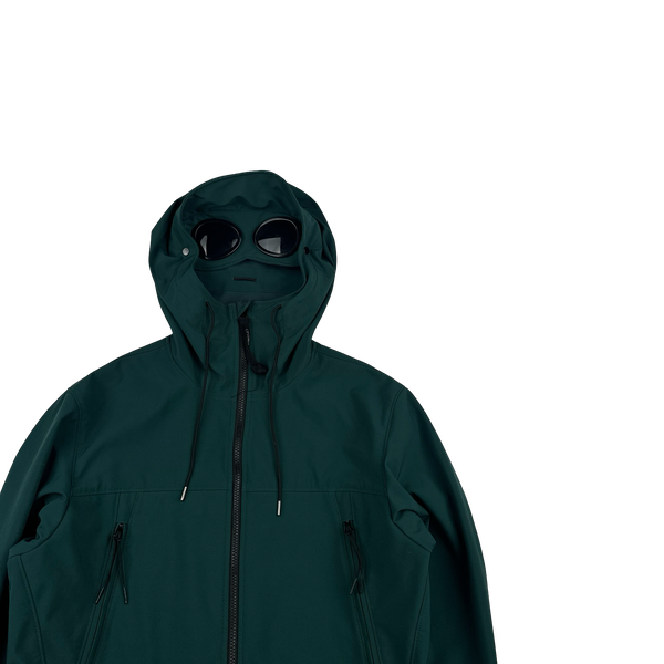 CP Company Sea Green Soft Shell Jacket - Medium