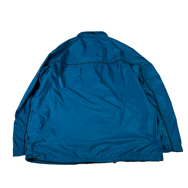 Prada Blue Nylon Red Tab Windbreaker Jacket - XL
