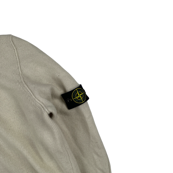 Stone Island 2007 Cream Pullover Knitted Jumper - XXL