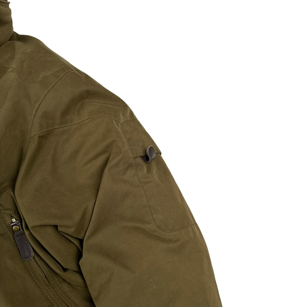 Ralph Lauren Tan 2 in 1 Zip up Puffer Jacket - Large