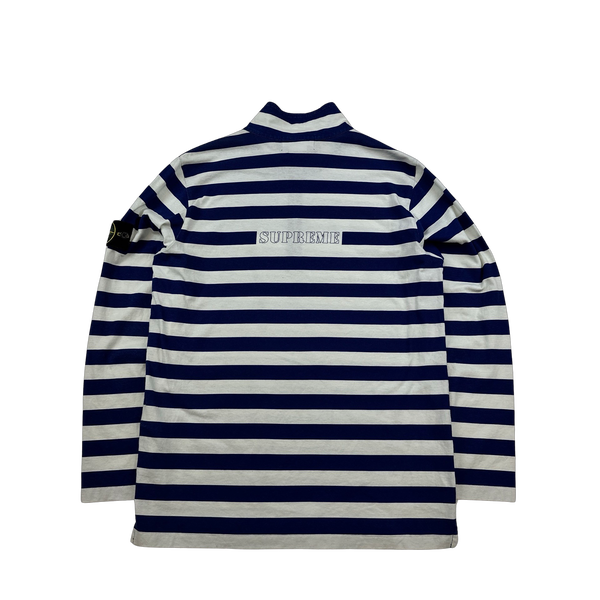 Stone Island x Supreme Striped High Neck Pullover - Medium