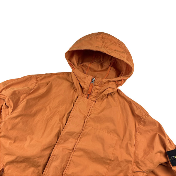 Stone Island 2014 Orange David Light TC Cotton Jacket - Large