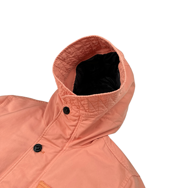 Stone Island 2022 Peach David TC Down Puffer Jacket - Large