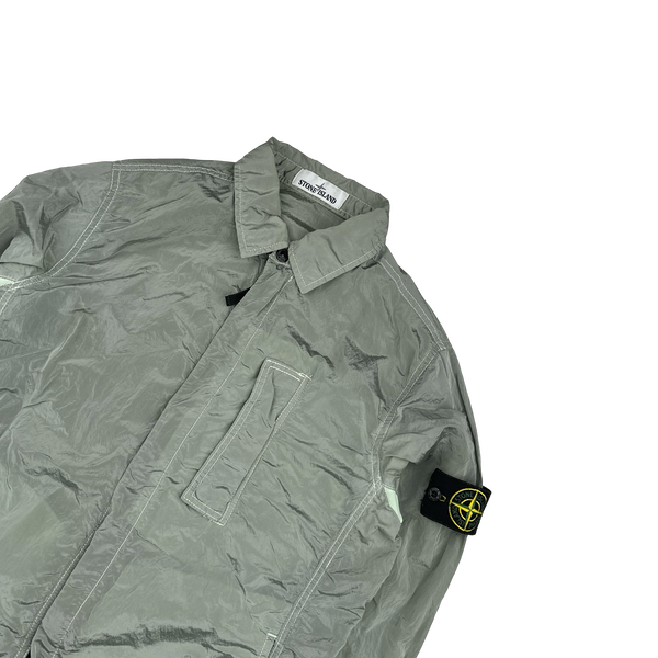 Stone Island 2018 Mint Nylon Metal Overshirt - Medium