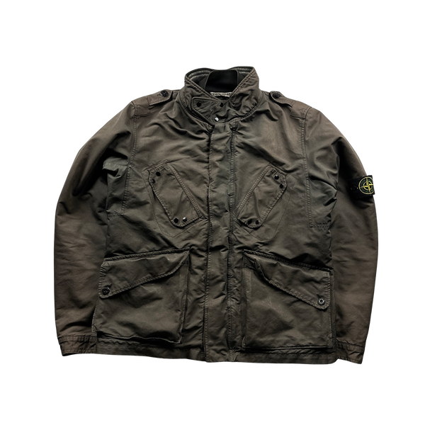 Stone Island 2007 Brown David TC Field Jacket - Large