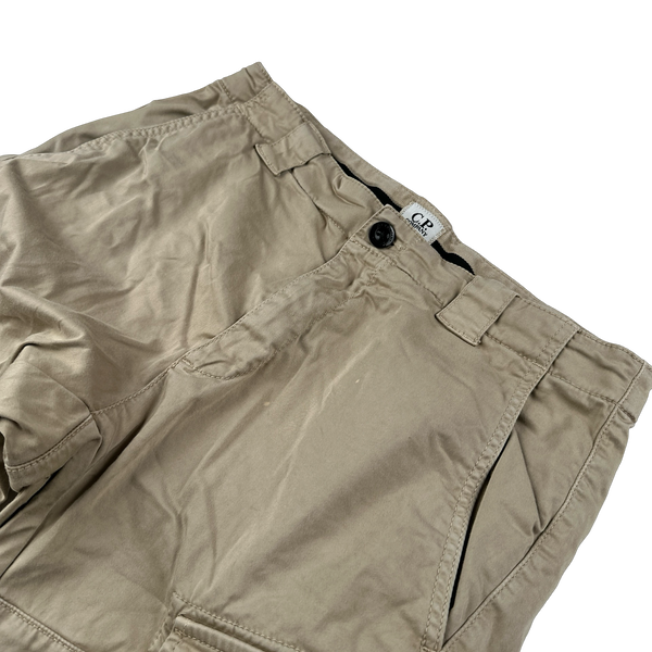 CP Company Tan Ergonomic Fit Cargo Trousers - Small