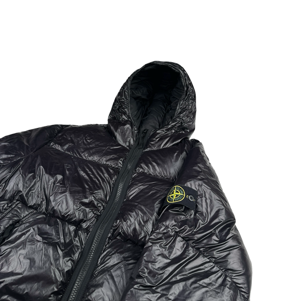 Stone Island 2017 Black Pertex Quantum Y Down Puffer Jacket - XXL