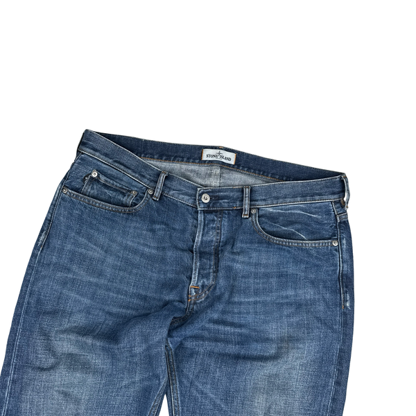 Stone Island 2013 Mid Blue Denim Type Re Fit Jeans - 36”