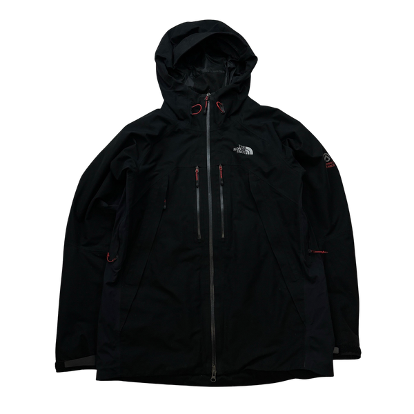 North Face Summit Series Black Waterproof Hooded Jacket - Medium