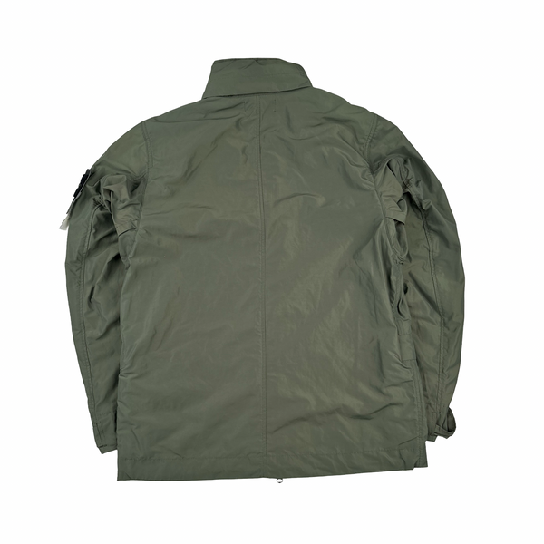 Stone Island 2020 Khaki Micro Reps Field Multi Pocket Jacket - Medium