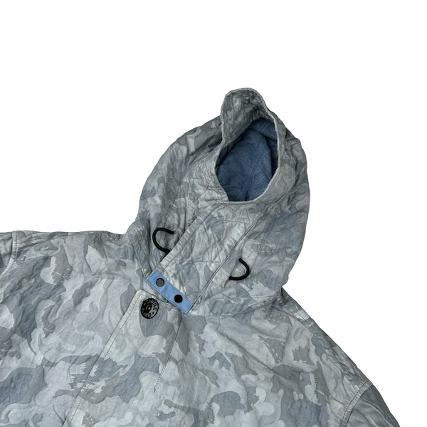 Stone Island 2020 Blue Big Loom Camo TC Jacket - Large