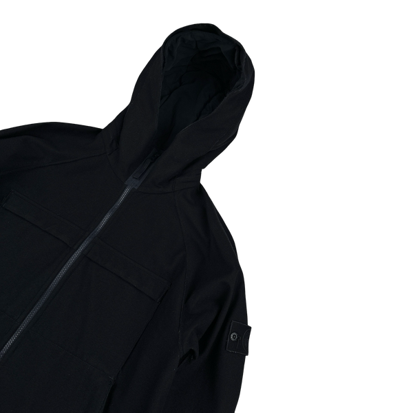 Stone Island 2021 Navy SW 3L Ghost Piece Zipped Jacket - XL