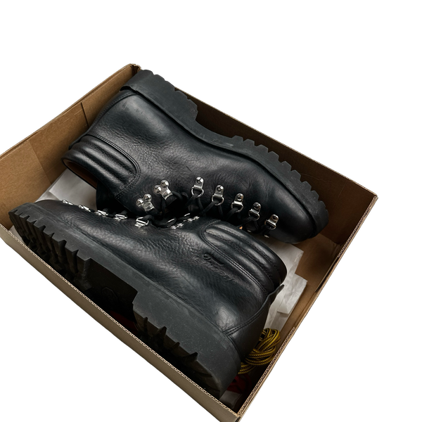 Fracap Roccia Black Leather Vibram Sole Boots - UK 9