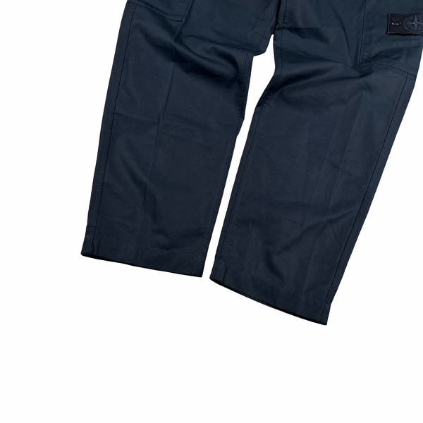 Stone Island 2024 Navy Ghost Cargo Trousers - 30"