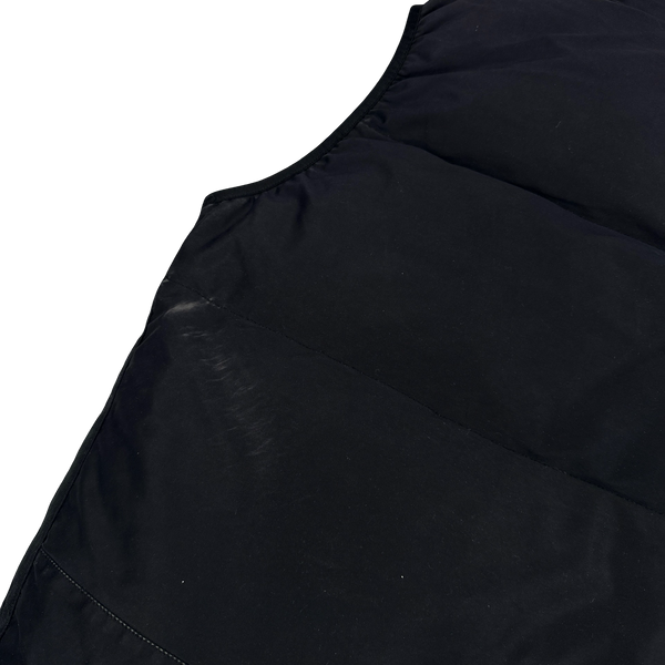 Stone Island 2016 Black David Jersey-TC Down Gilet - XL