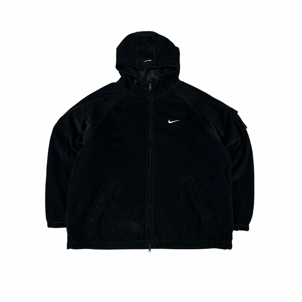 Nike X Supreme Black Spellout Corduroy Cargo Jacket   - XL