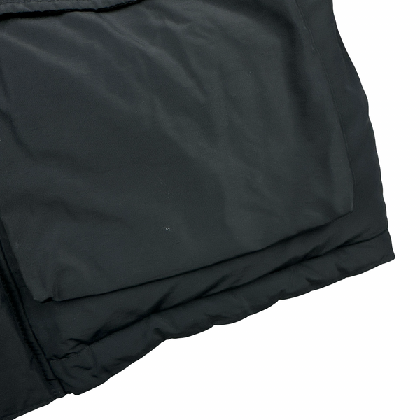 Stone Island 2020 Black Down Filled Micro Reps Jacket - Large