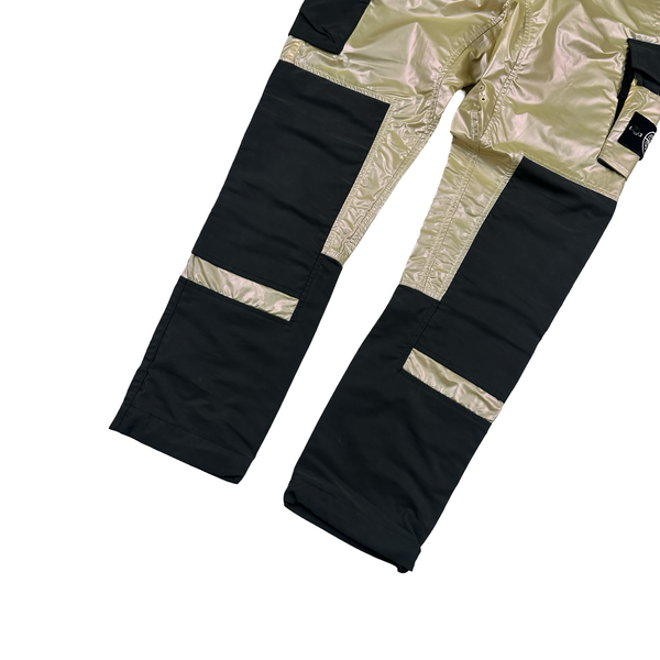 Stone Island Iridescent Reflective Cargo Trousers - 30"