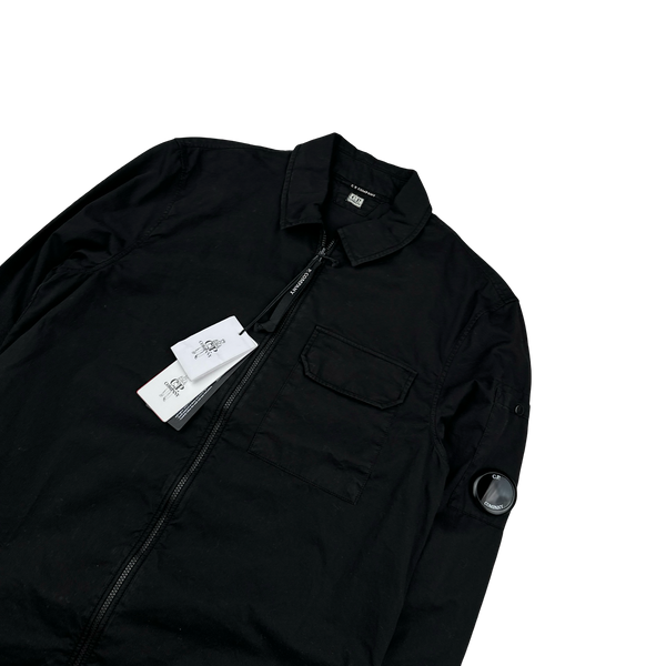 CP Company Black Cotton Overshirt - XS