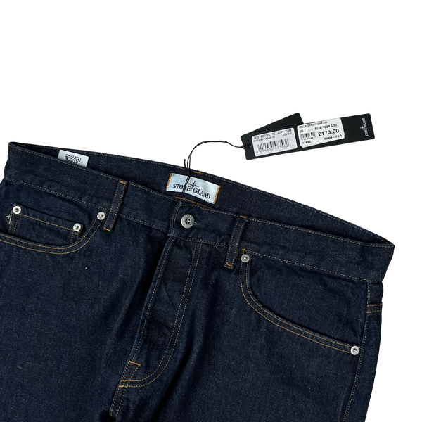 Stone Island 2018 Regular Fit Dark Denim Jeans - 34"