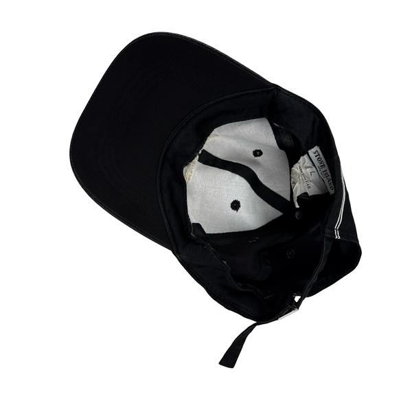 Stone Island 2005 Black White Rim Spellout Cap
