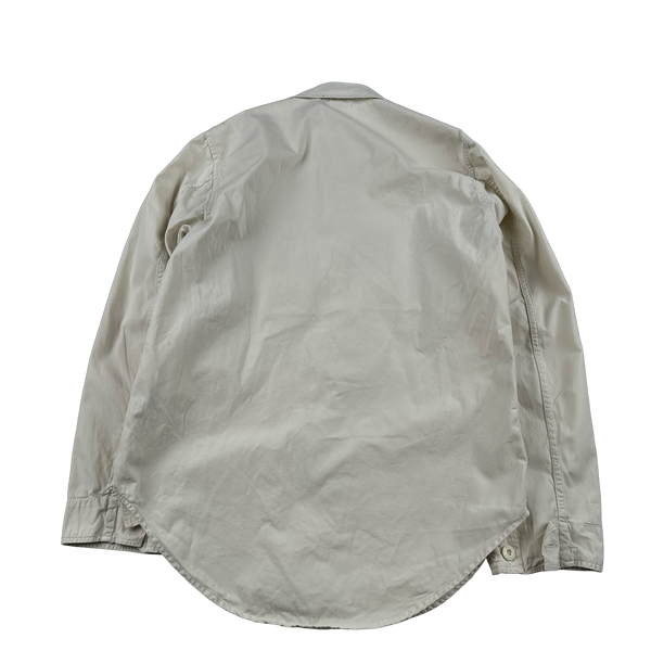 Stone Island 2001 Vintage Cotton Compass Patch Buttoned Shirt - Small