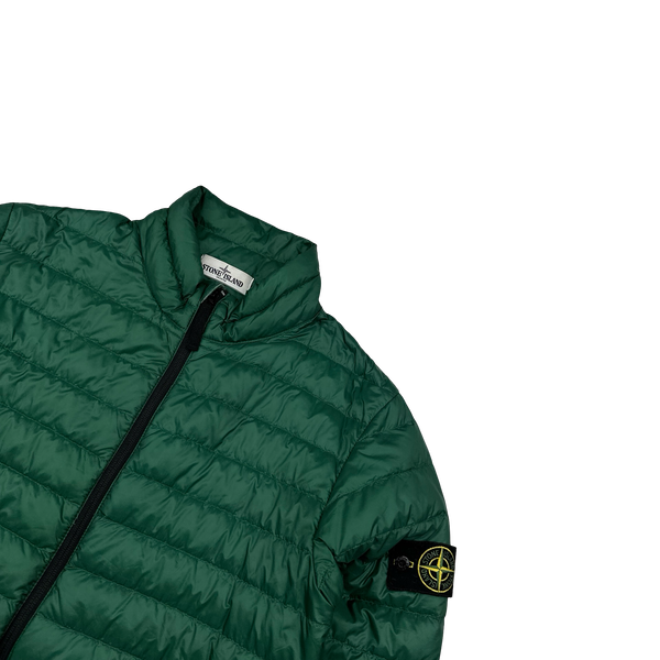 Stone Island 2013 Green Micro Ripstop Down Jacket - Medium
