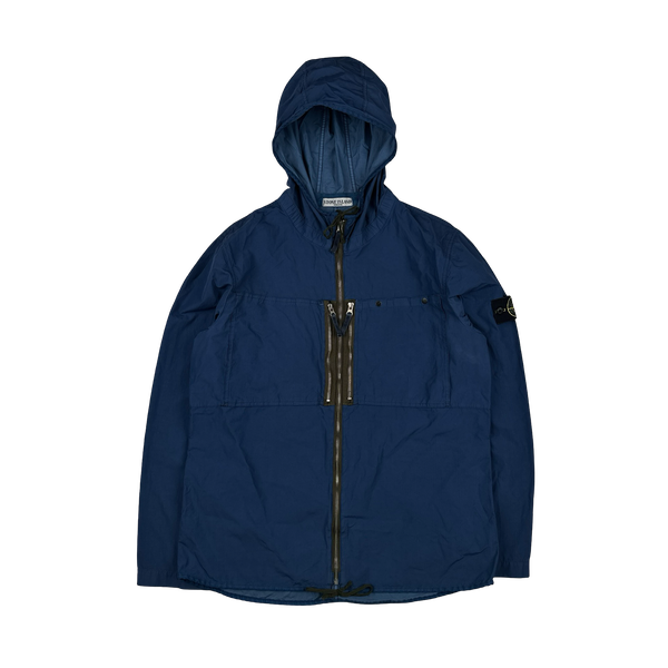 Stone Island 2010 Navy Resin Treated Nylon Jacket - XL