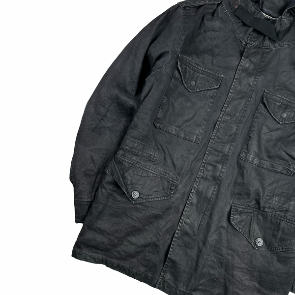 Stone Island 2008 Lino Flax Shoulder Badge Jacket - Medium