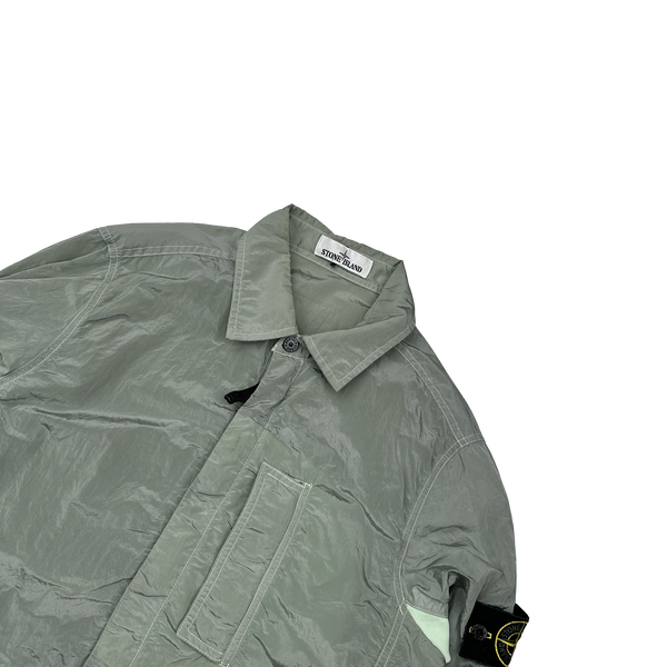 Stone Island 2018 Mint Nylon Metal Overshirt - Medium