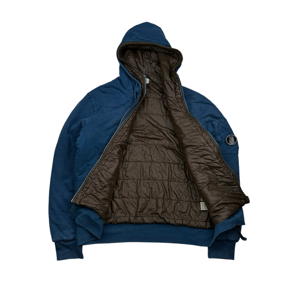 CP Company Cotton Quilted Double Lined Double Zip Jacket - XL