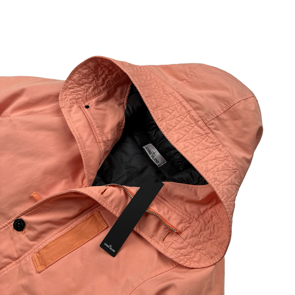 Stone Island 2022 Peach David TC Down Puffer Jacket - Large