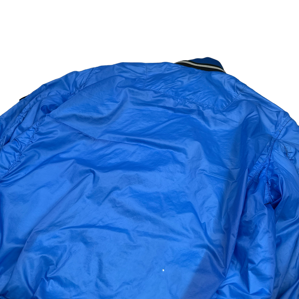 Stone Island 2011 Blue Tyveck Micro Rip Stop Bomber Jacket - Large