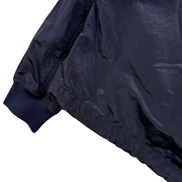 Stone Island 2018 Navy Nylon Metal Hooded Smock - Medium