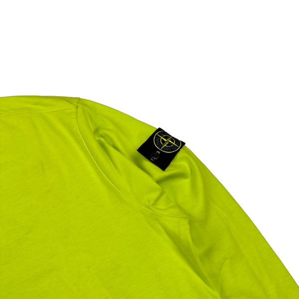Stone Island 2021 Neon Crewneck Cotton Sweatshirt - XL