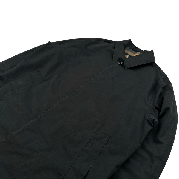 Barbour Loren Tartan Lined Long Jacket - Large