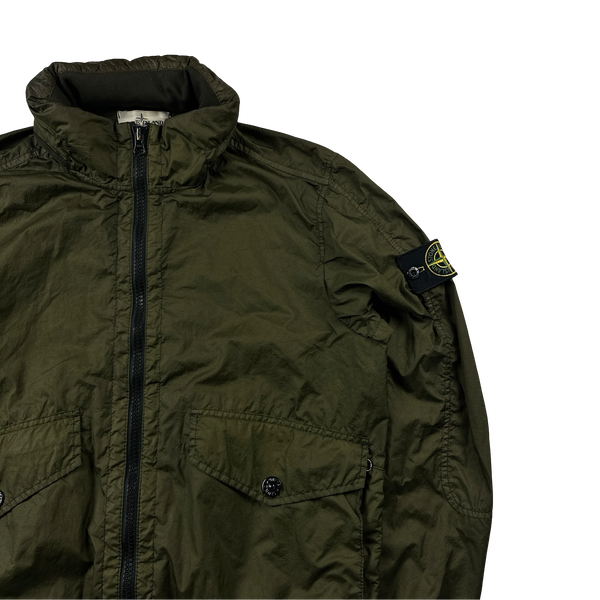 Stone Island 2017 Khaki Membrana 3L TC Jacket - Medium