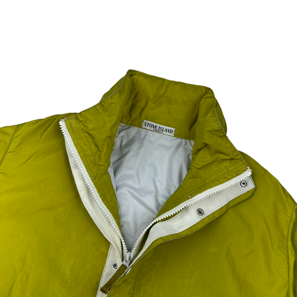 Stone Island 2011 Yellow Liquid Reflective Jacket - XL