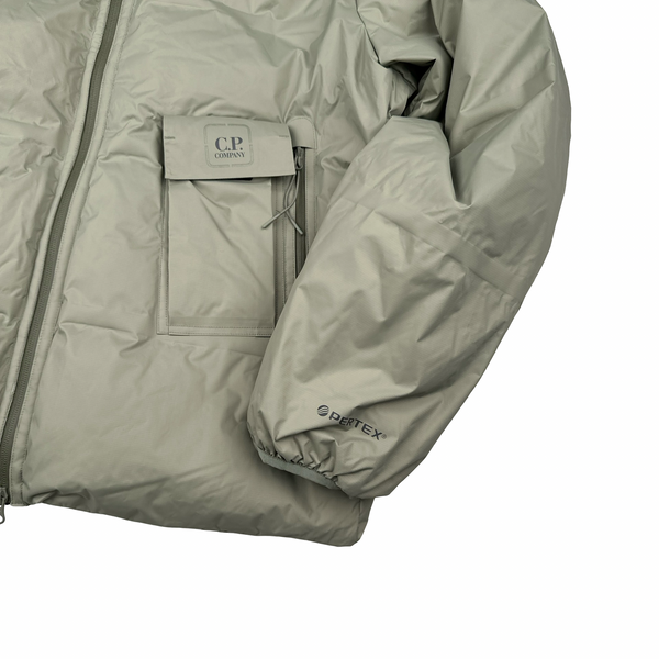 CP Company Metropolis Cream Baffled Primaloft Down Filled Jacket - XL