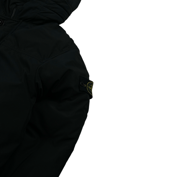 Stone Island 2013 Black Micro Reps Down Filled Winter Jacket - Medium
