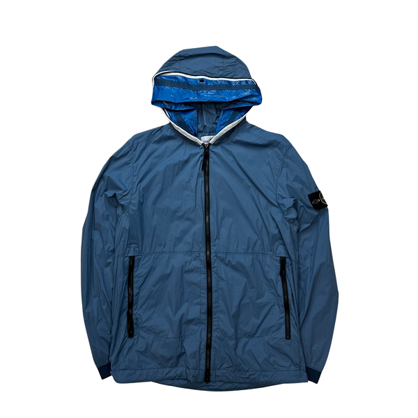 Stone Island 2022 Light Blue Nylon Skin Touch TC Jacket - Medium