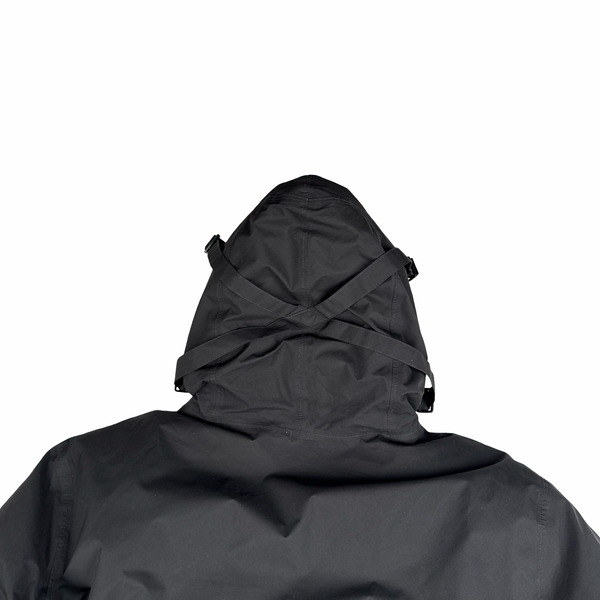 Stone Island 2021 Black Ripstop Gore-Tex Product Technology Paclite Down Jacket - XXL