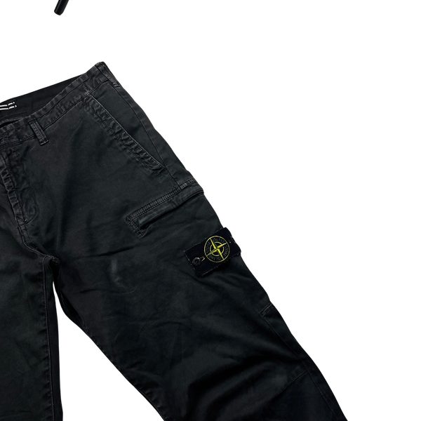 Stone Island Grey Skinny Fit Cargo Trousers - 34"