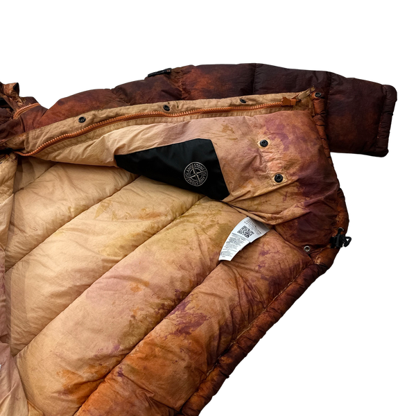 Stone Island x Supreme Paintball Camo Crinkle Reps Puffer Jacket - Small