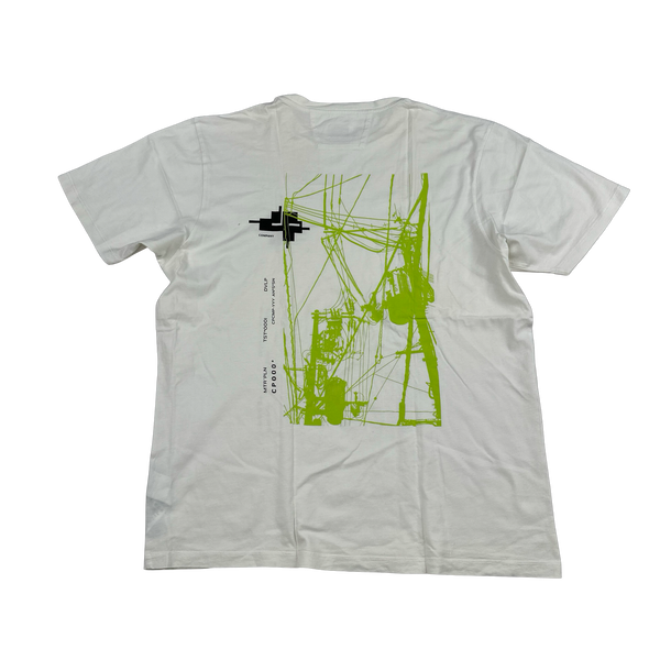 CP Company Metropolis White Graphic T Shirt - XL