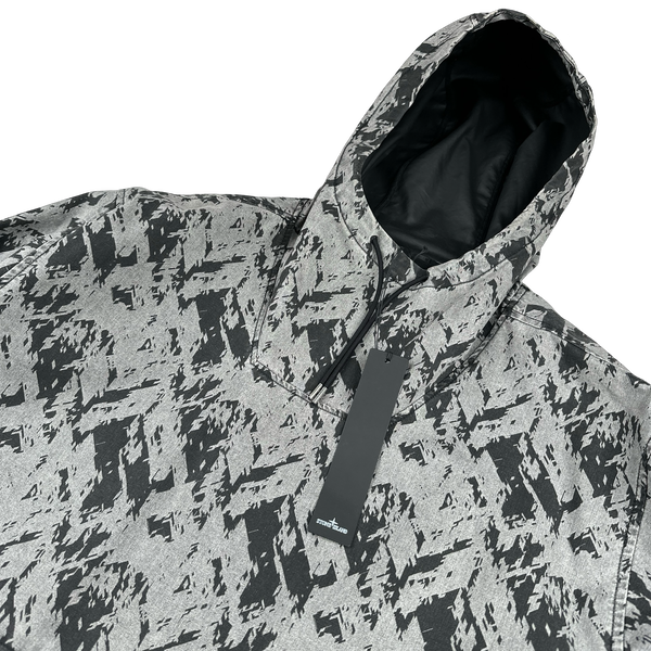 Stone Island 2018 Shadow Project Discharge Cotton 2.5L Raso Smock - Large